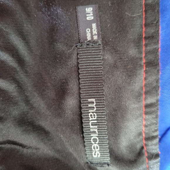 Maurices Blue Pencil Skirt. Size 9/10 - Picture 2 of 2